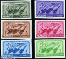 Sharjah 1964 Girl Guides 6v Imperforated, Mint NH, Sport - Scouting - Sharjah