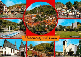 72883958 Biedenkopf Marktplatz Wassertretbecken Kirche Schloss Markt Jugendherbe - Biedenkopf