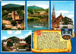 72883945 Biedenkopf Schloss Lahnbruecke Kirche Marktplatz Geschichte Wappen Bied - Biedenkopf