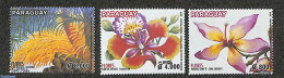 Paraguay 2019 Flowers 3v, Mint NH, Nature - Flowers & Plants - Paraguay