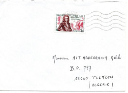 75194 - Frankreich - 1990 - 3,75F Louisiana EF A Bf IVRY -> Algerien - Briefe U. Dokumente