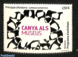 Andorra, Spanish Post 2023 Canya ALS Museum 1v, Mint NH, Art - Museums - Unused Stamps