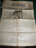 2° GUERRE MONDIALE , LA COLLABORATION ET LA PRESSE , LE JOURNAL GRINGOIRE Du 8 AOUT 1941 - Frans