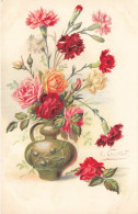 ARTS - Peintures Et Tableaux - Des Fleurs Dans Un Vase - E.Guillot - Carte Postale Ancienne - Malerei & Gemälde