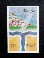 Autocollant, Portugal, Constância, Vila Poema, ,90 X 65 Mm - Pegatinas