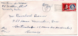 L75198 - USA - 1964 - 15¢ Postkongress EF A LpBf NEWARK DEL. -> Westdeutschland - Cartas & Documentos