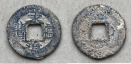 Ancient Annam Coin Vinh Tri Thong Bao (zinc Coin) Le Kings Under The Trinh 1740-1776 - Vietnam