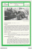 Train Tramway Tram 17 Ile D'Oléron Tramway Touristique De St Trojan STTST Voie étroite Fiche Descriptive & Plan Au Dos - Europa