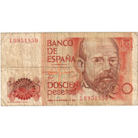 Espagne, 200 Pesetas, 1980-09-16, KM:156, TB - [ 4] 1975-… : Juan Carlos I