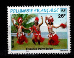 - POLYNESIE FRANCAISE - 1981 - YT N°165 - Oblitéré - Folklore - Used Stamps