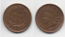 + ETAT UNIS    + 1 CENT1903   + - 1859-1909: Indian Head