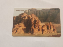 JORDAN-(JO-ALO-0029)-Moon Valley-(134)-(1000-869004)-(1JD)-(9/2000)-used Card+1card Prepiad Free - Jordania