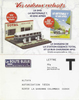 Enveloppe T _ Station Service De La Nationale 7 - Autobus Chausson - Otros (Tierra)