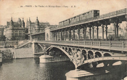 FRANCE - Paris - Vue Générale - Le Viaduc Du Métropolitain à Passy - A R - Animé - Carte Postale Ancienne - Otros Monumentos