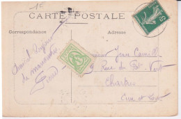 VIGNETTE VERTE PRIMA - TIMBRE PRIME COLLE SUR CPA - LABEYCOURT MEUSE - - Cartas & Documentos