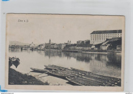 Linz - Donau Mit Booten - Schloss 1918 - Linz