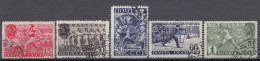 USSR 753-757,used,falc Hinged - Usados