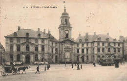 FRANCE - Rennes - Vue Générale De L'hôtel De Ville -  Animé - Carte Postale Ancienne - Rennes