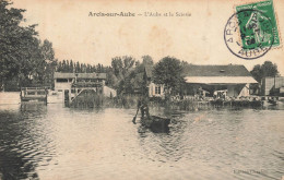 Arcis Sur Aube * La Scierie Et L'aube * Thème Métier Bois Industrie Ouvriers Villageois - Arcis Sur Aube