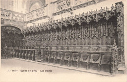 FRANCE - Eglise De Brou - Les Stalles - Carte Postale Ancienne - Brou - Kirche