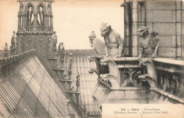 FRANCE - Paris - Notre Dame - Chimères Diverses - Galerie - Tour Sud - Carte Postale Ancienne - Notre-Dame De Paris