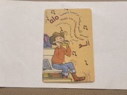 JORDAN-(JO-ALO-0031)-Back To School-(143)-(1001-131971)-(1JD)-(9/2000)-used Card+1card Prepiad Free - Jordanien