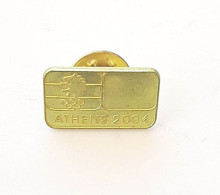 @ Athens 2004 Olympic Games - Bulgaria Dated NOC Pin - Jeux Olympiques