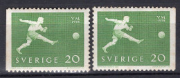 T1239 - SUEDE SWEDEN Yv N°430a ** Football - Nuevos