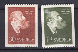 T1244 - SUEDE SWEDEN Yv N°452/53 * - Unused Stamps