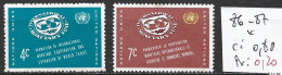 NATIONS UNIES OFFICE DE NEW-YORK 86-87 * Côte 0.80 € - Unused Stamps