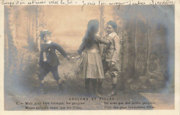 ENFANTS - Garçons Et Filles - Mais Pour Bien Tromper Les Garçons - Carte Postale Ancienne - Altri & Non Classificati