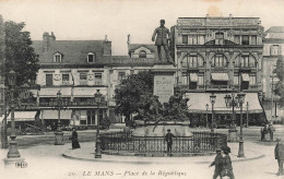 FRANCE - Le Mans - Vue Générale De La Place De La République - Animé - Carte Postale Ancienne - Le Mans