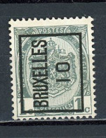 BELGIQUE    “BRUXELLES 10” N° Yvert  ? (*) - Typo Precancels 1906-12 (Coat Of Arms)