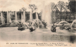 FRANCE - Parc De Versailles - Le Jour Des Grandes Eaux - Le Bassin Du Dragon - Carte Postale Ancienne - Versailles