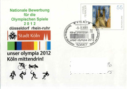 230  Jeux Olympiques 2012. Ville Candidate En Allemagne - Olympic Games London, German Candidate. Cycling Rowing Basket - Sommer 2012: London