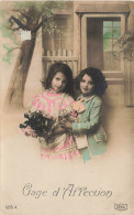 ENFANTS - Grace D'affection - Petites Filles - Fantaisie - Carte Postale Ancienne - Autres & Non Classés