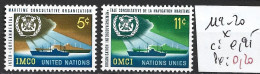 NATIONS UNIES OFFICE DE NEW-YORK 119-20 * Côte 0.95 € - Unused Stamps