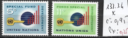 NATIONS UNIES OFFICE DE NEW-YORK 133-34 * Côte 0.95 € - Nuovi