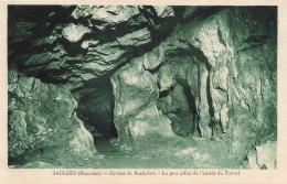 FRANCE - Saulges - Grottes De Rochefort - Le Gros Pilier De L'entrée Du Tunnel - Carte Postale Ancienne - Autres & Non Classés
