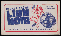 Buvard  20.8 X 12 LION NOIR  Cirage Crème Toilette De La Chaussure  Jeune Femme - Limpieza