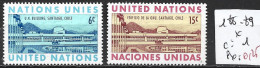 NATIONS UNIES OFFICE DE NEW-YORK 188-89 * Côte 1 € - Nuovi