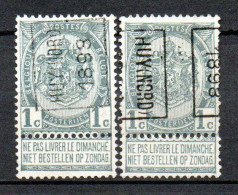 149 Voorafstempeling Op Nr 53 - HUY NORD 1898 - Positie A & B - Roulettes 1894-99