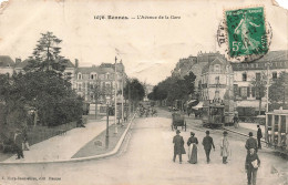 FRANCE - Rennes - Vue Sur L'avenue De La Gare - Carte Postale Ancienne - Rennes