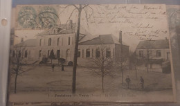 FONTAINES PRES TOUCY 89 - LA MAIRIE, LES ECOLES - ANIMEE - Sonstige & Ohne Zuordnung
