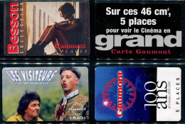 Cinéma - Lot De 4 Cartes Gaumont - Cine