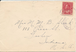 Canada Cover Sent To USA Lashburn 6-5-1935 ?? - Cartas & Documentos