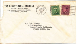 Canada Cover Sent To USA Montereal 18-6-1947 - Briefe U. Dokumente