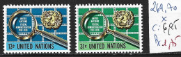 NATIONS UNIES OFFICE DE NEW-YORK 269-70 * Côte 6.95 € - Ungebraucht