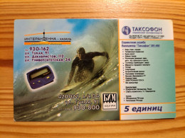 Prepaid Phonecard Russia, Taxophone, Kazan - Surfing - Russia