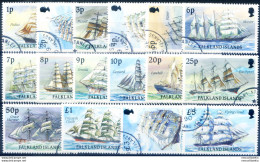 Definitiva. Velieri 1989-1990. Usati. - Falkland Islands